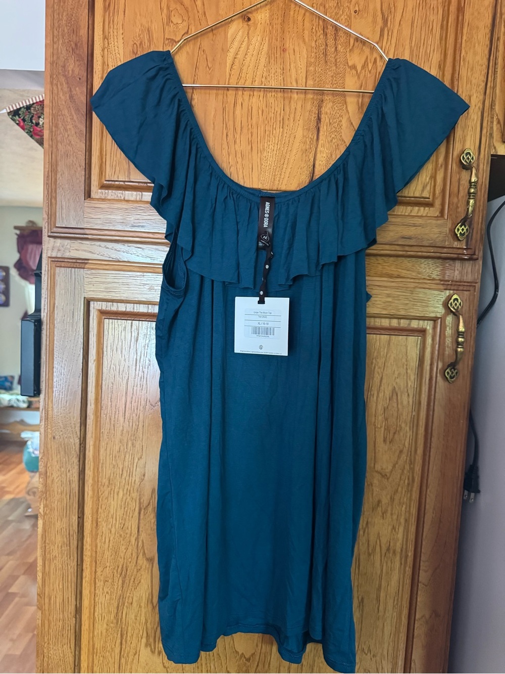 Agnes & Dora Teal 'Under The Moon' Top